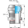 Billede af Forskruning M75x1,5 Blueglobe Ex eb / Ex tb AISI 303